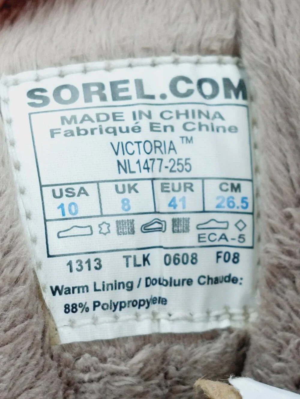 Sorel Women's Taupe Victoria Suede Mid-Calf Classic Winter Snow Boots Size 10
